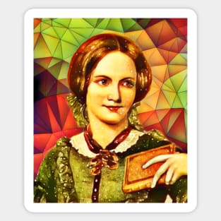 Charlotte Bronte Snow Portrait | Charlotte Brontë Artwork 10 Sticker